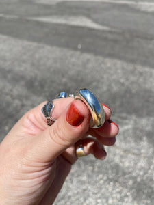 sterling silver donut ring READY TO SHIP.