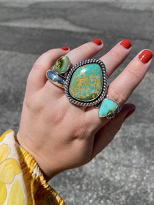 sterling silver donut ring READY TO SHIP.